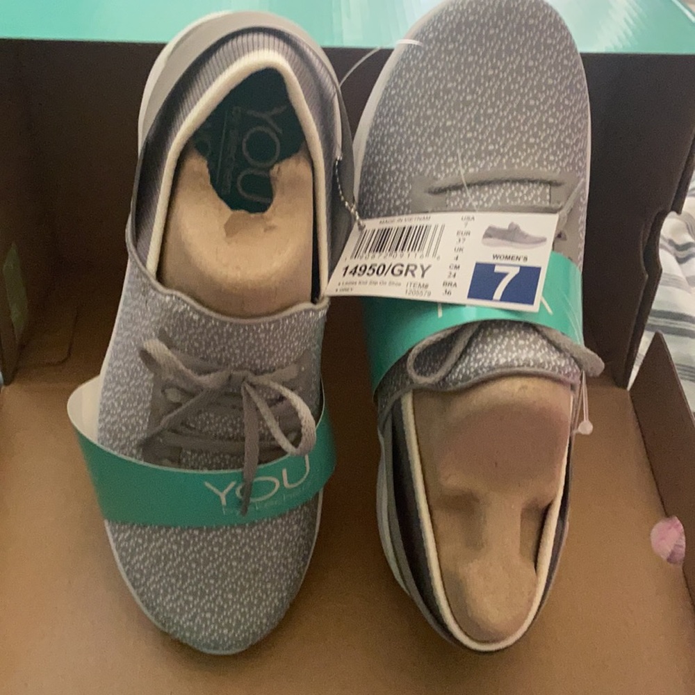 You by Skechers Grey Shoes - Picture 2 of 5